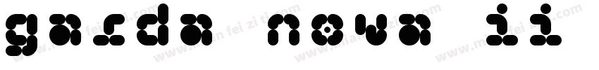 Garda Nova II Regular字体转换